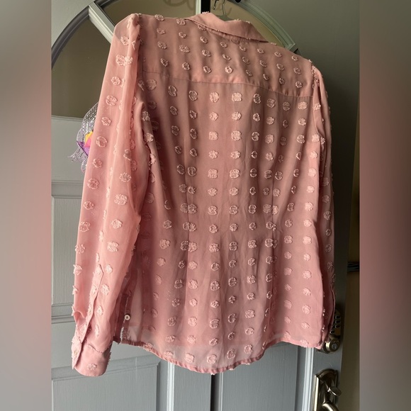 KUT from the Kloth Flowy Mauve Button Down Long Sleeve Blouse, Women’s Sz S - Picture 14 of 14